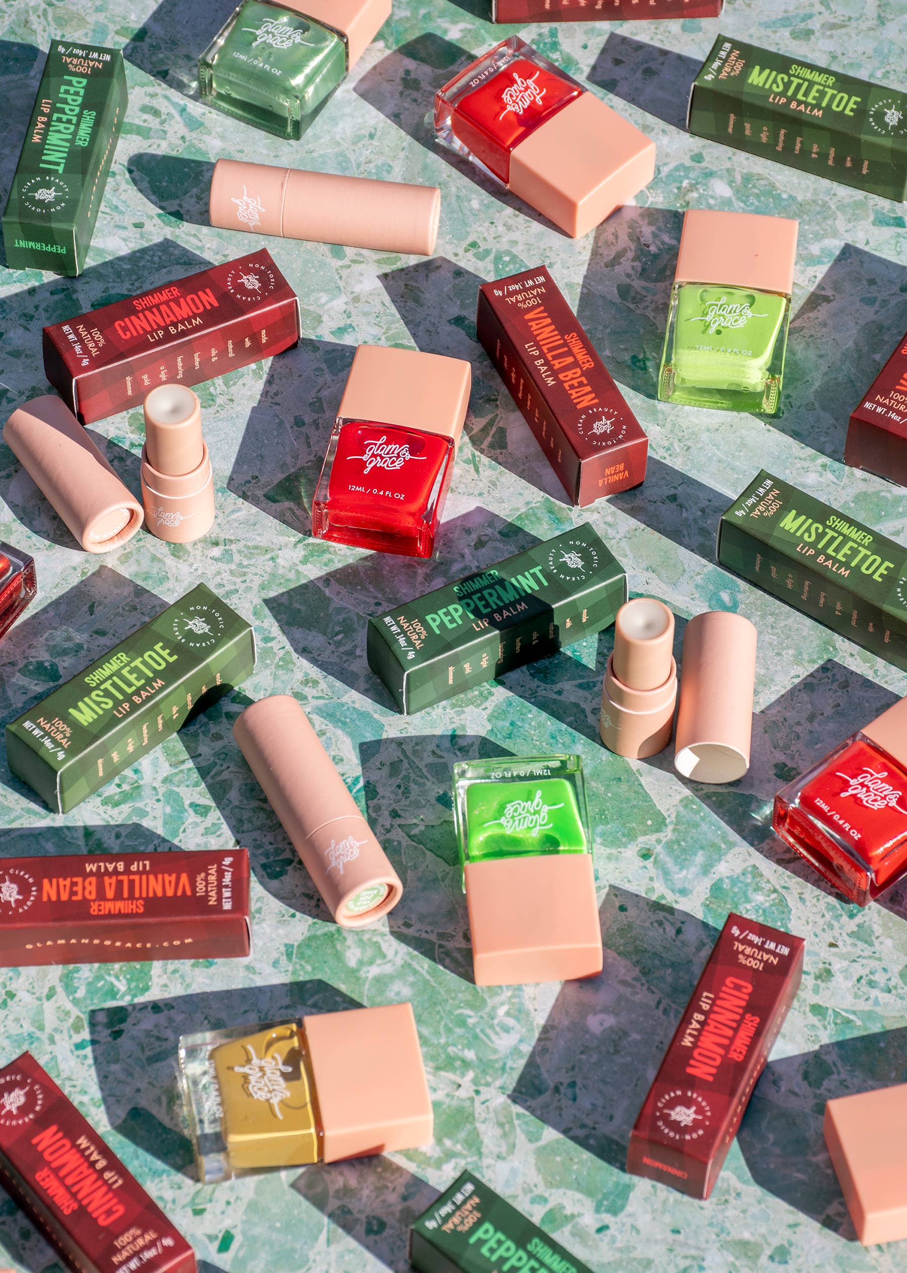 Shimmer Lip Balm - Peppermint