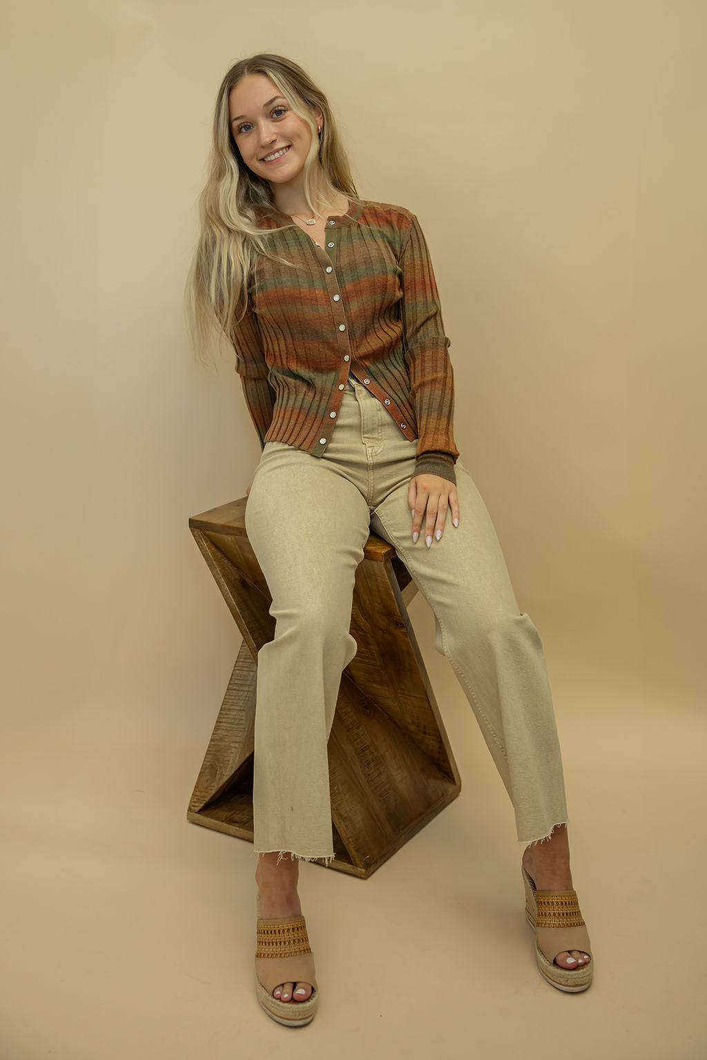 POOR BOY RIB SLIM CARDIGAN