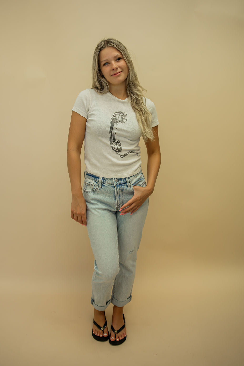 90S BABY TEE - CALL ME