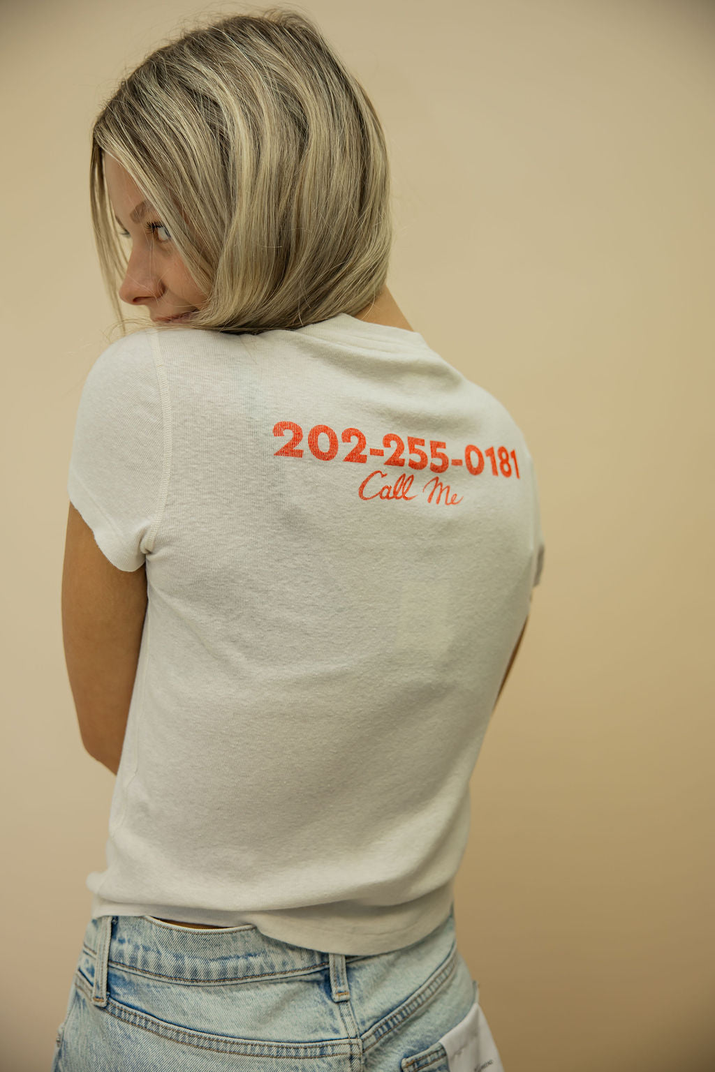 90S BABY TEE - CALL ME