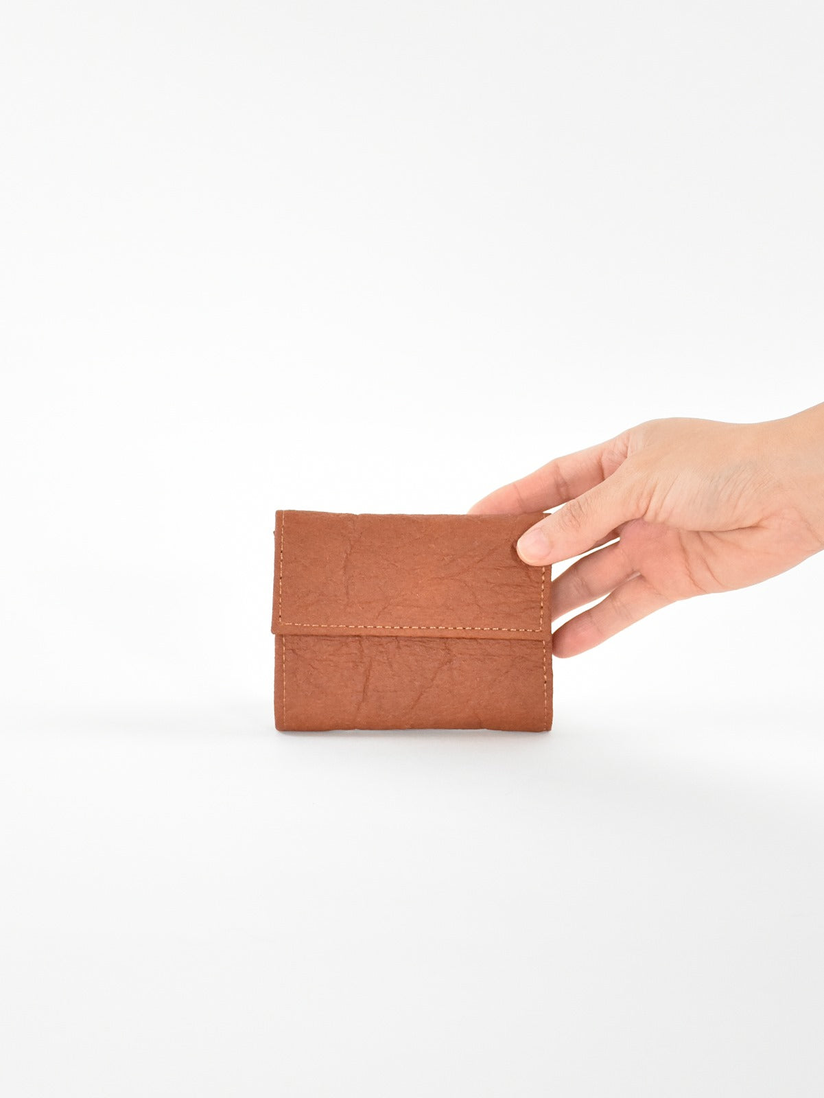 Piñatex Small Wallet, Canela
