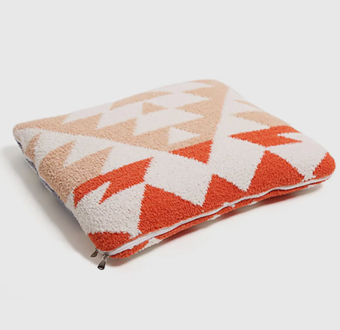 2-in-1 Boho Print Blanket / Pillow