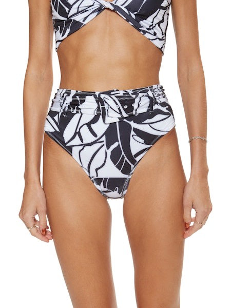 PALM PRINTED CHARLEY BIKINI BOTTOM