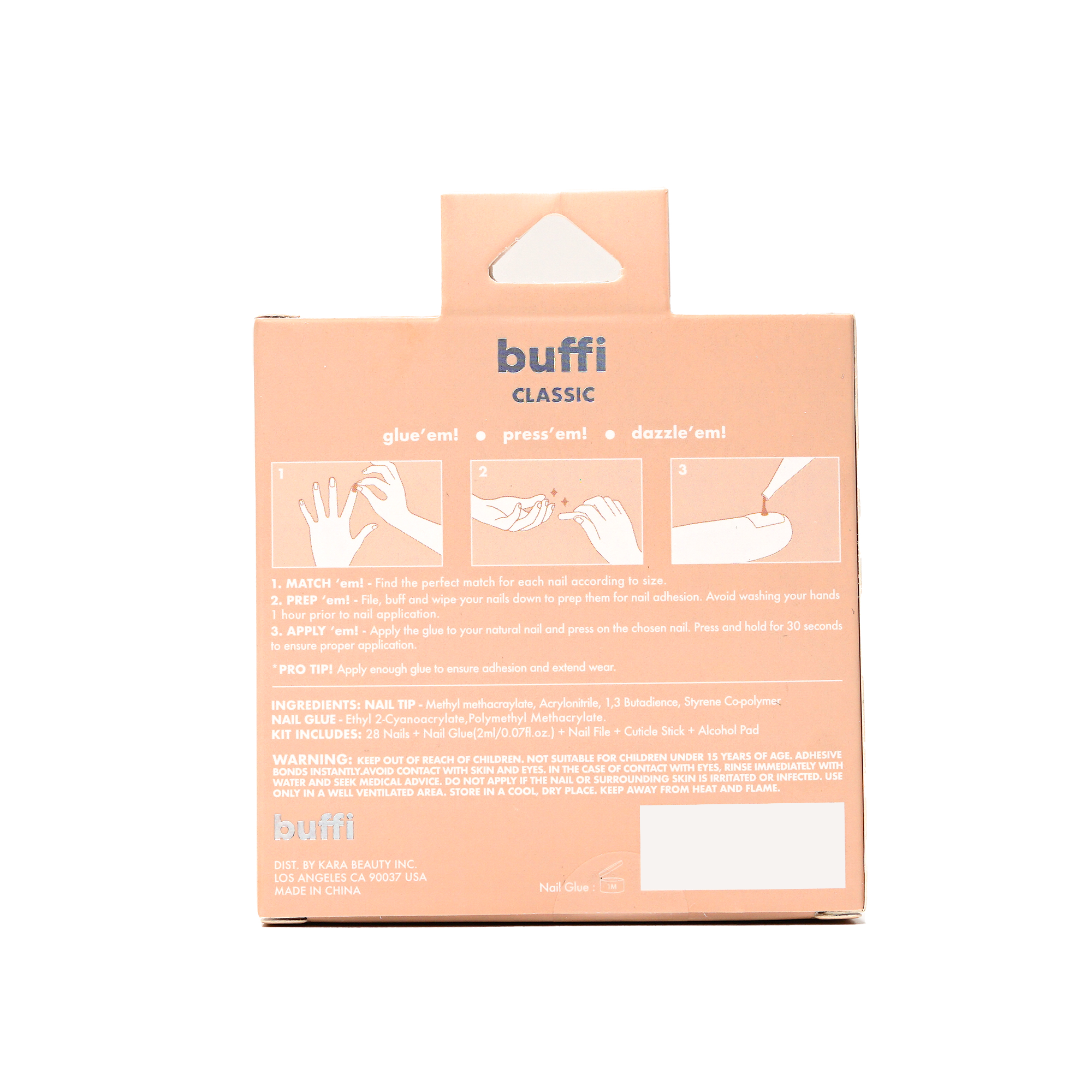Buffi Press-on Nails in Glazed