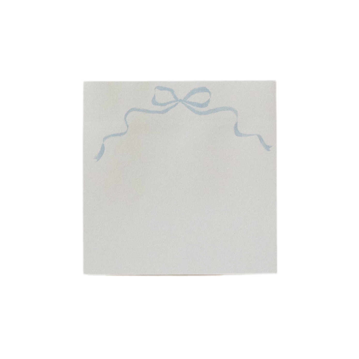 Blue Bow Sticky Notes