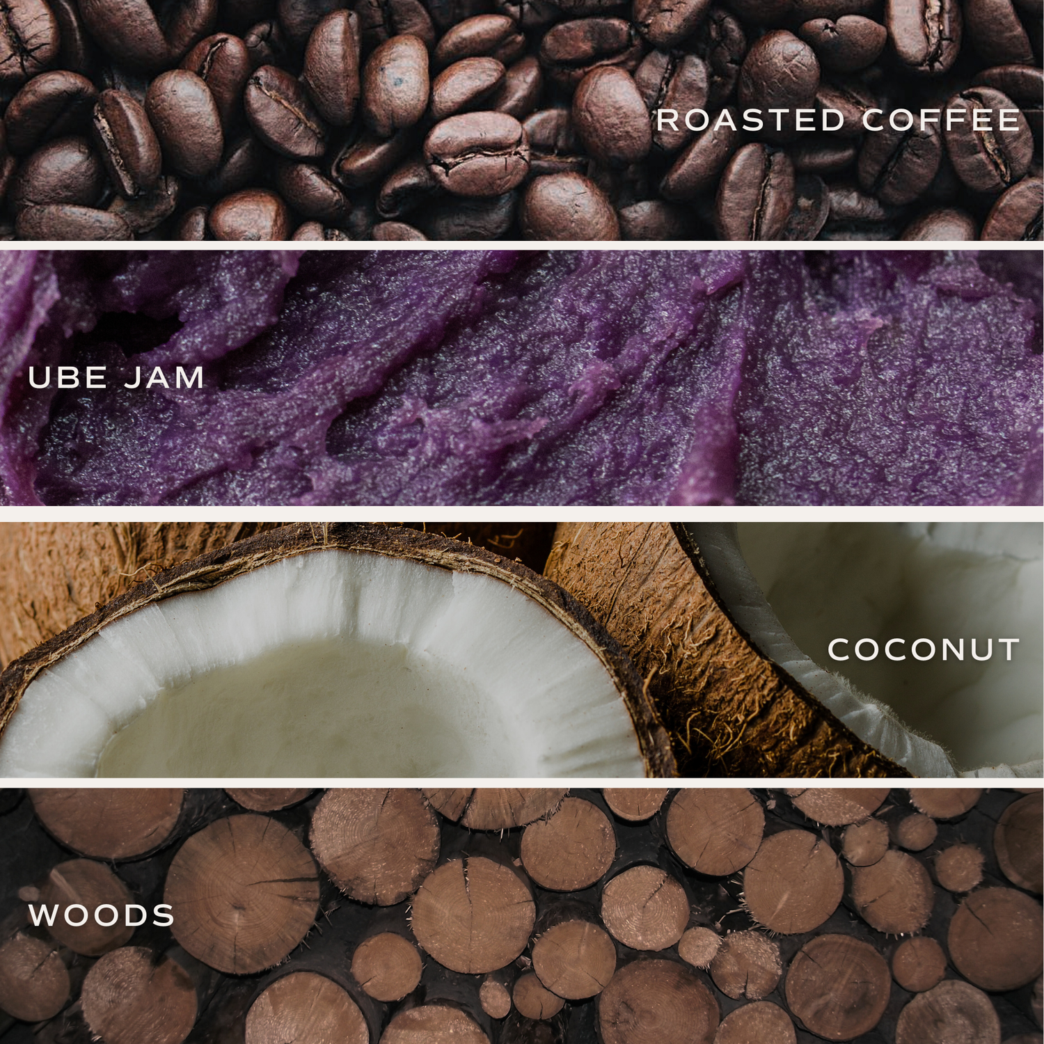 *NEW* Ube Latte 15 oz Soy Candle, Brown Matte Jar
