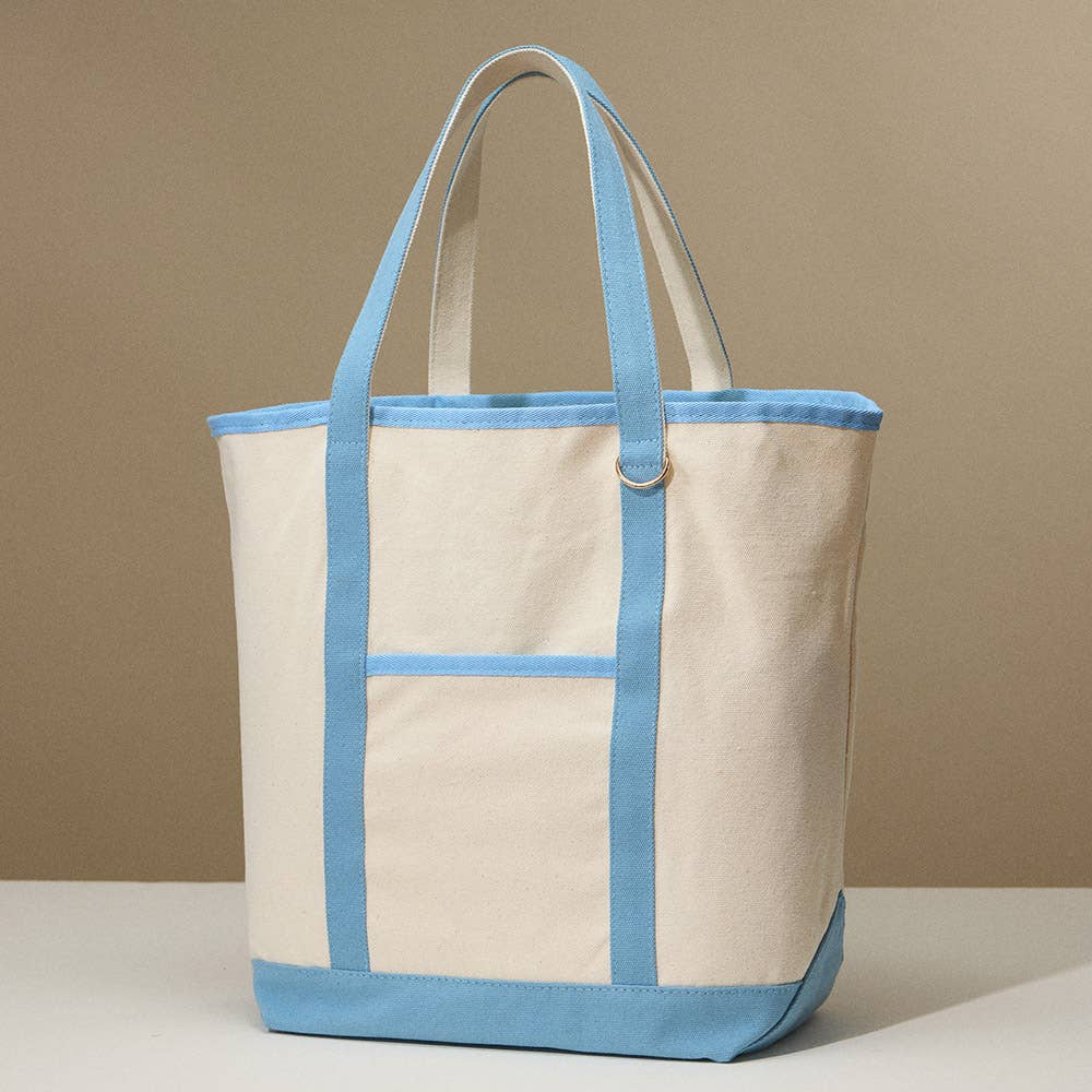 Large Classic Canvas Boat Tote