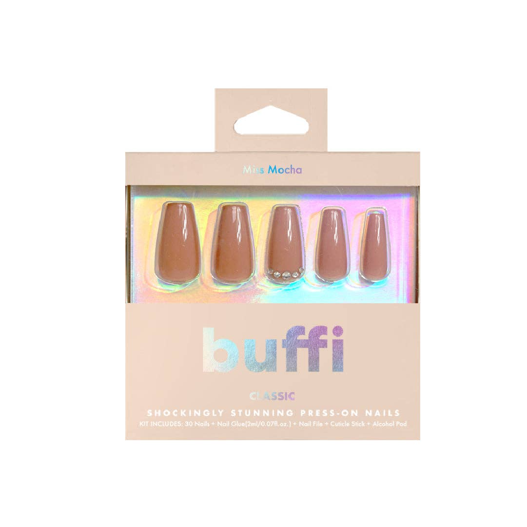 Buffi Press-on Nails in Mocha