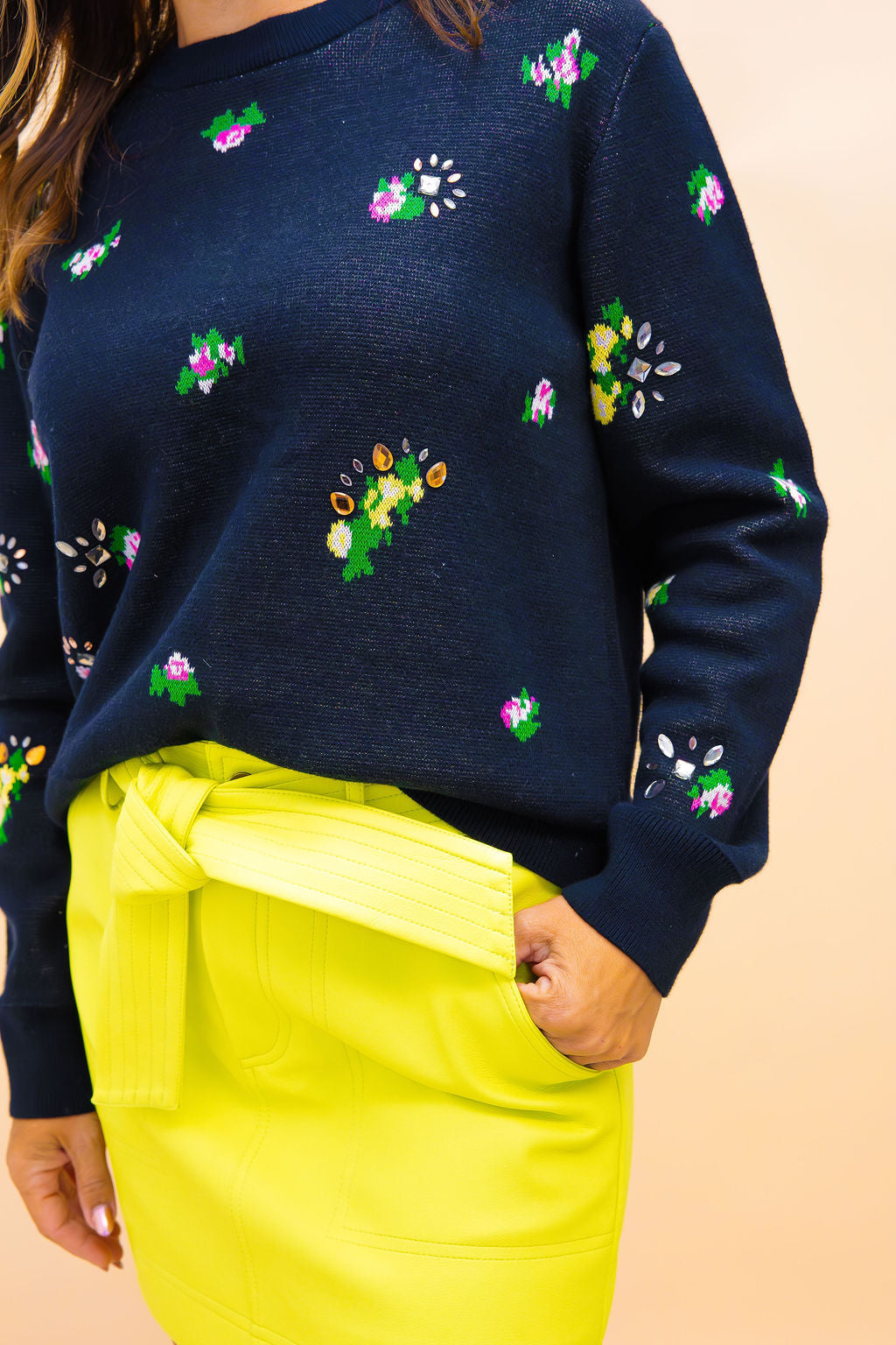 GEM ENCRUSTED FLORAL