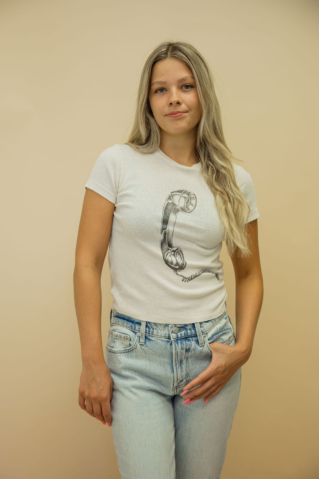 90S BABY TEE - CALL ME