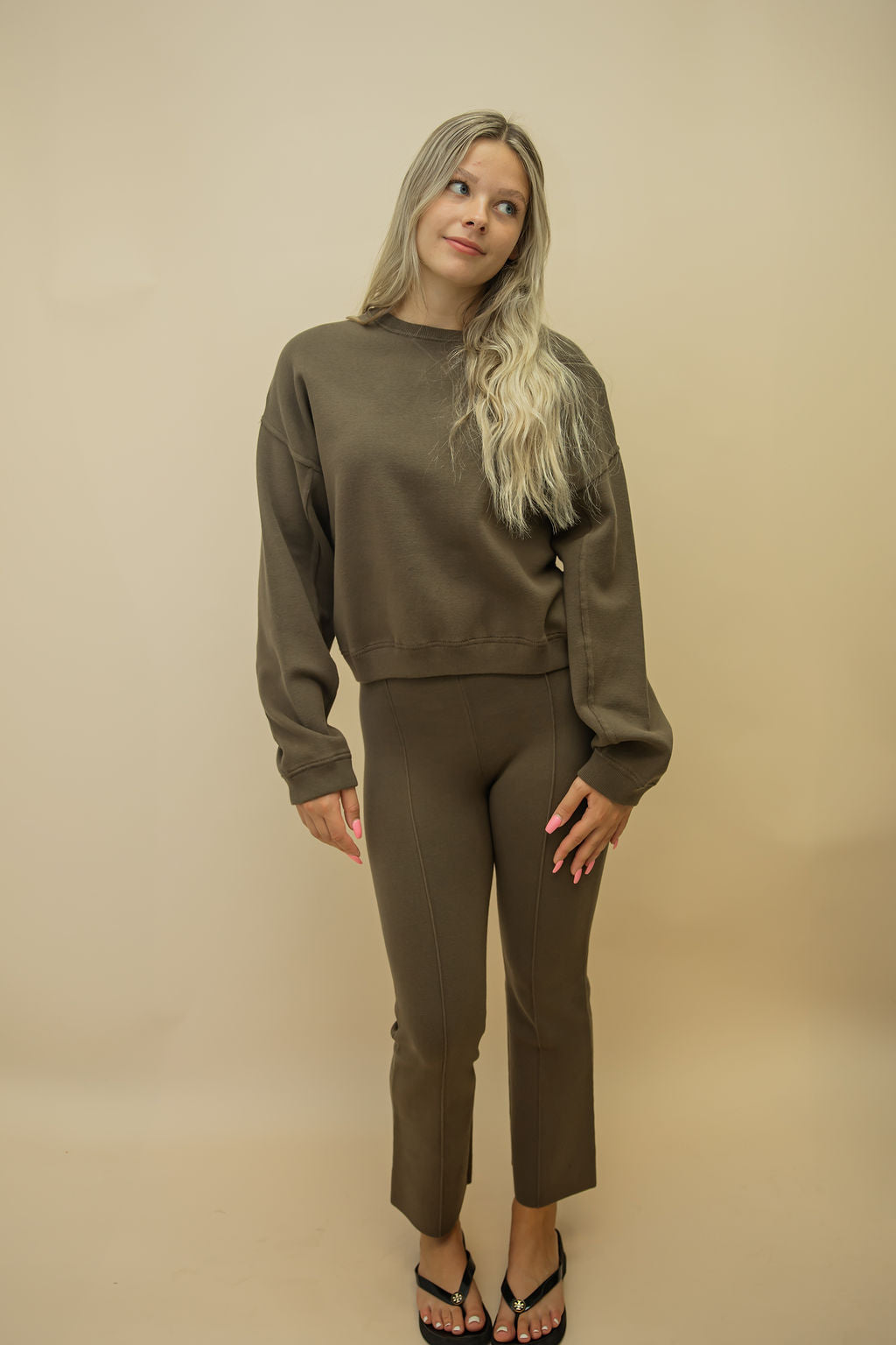 SUPERFINE ORGANIC COTTON SWEATSHIRT