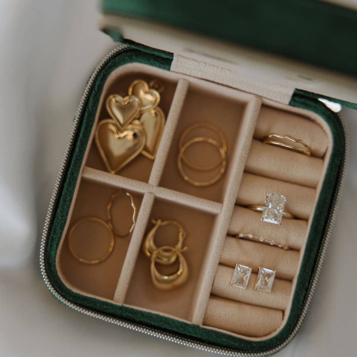 Goldie CZ Diamond Stud Earrings