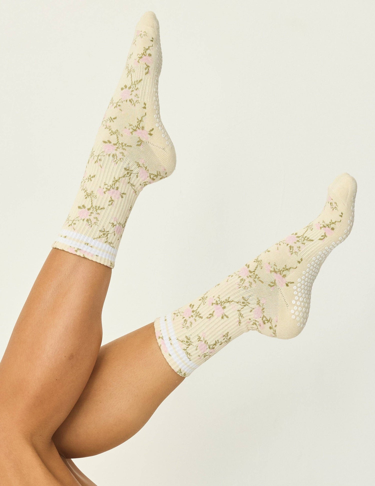 The Floral Grip Sock