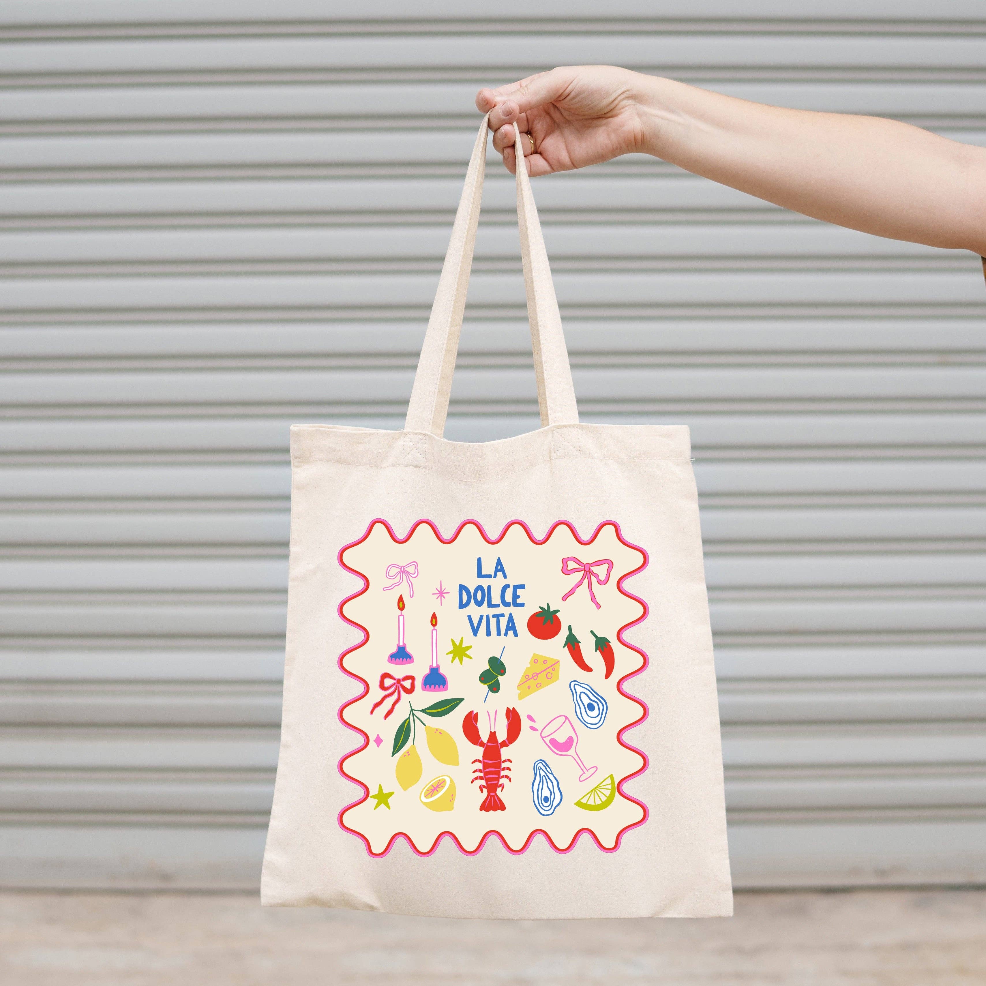 La Dolce Vita Canvas Tote