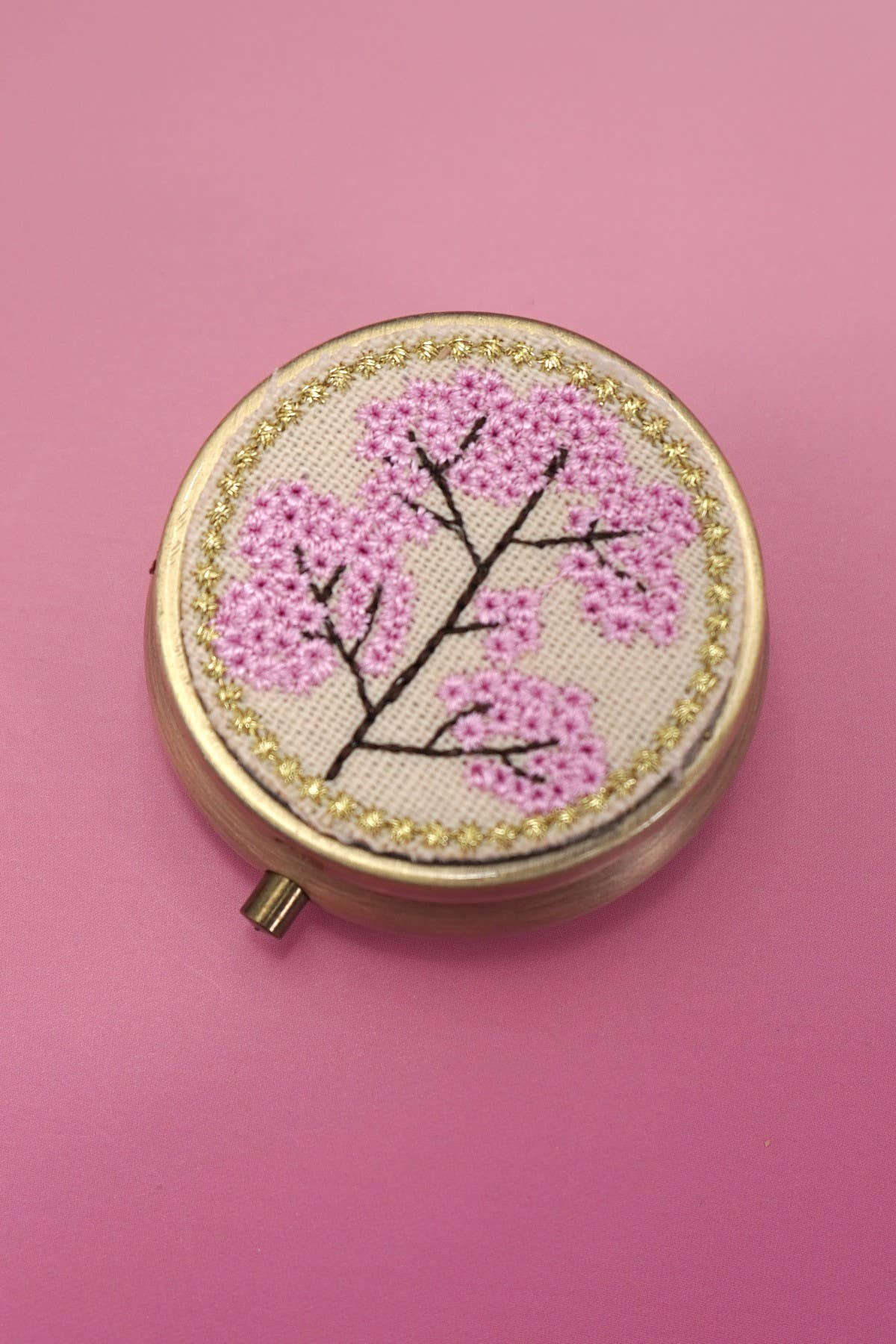 Embroidered Jewelry Mini Case