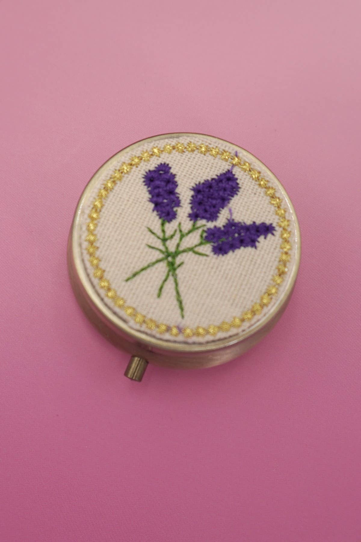 Embroidered Jewelry Mini Case
