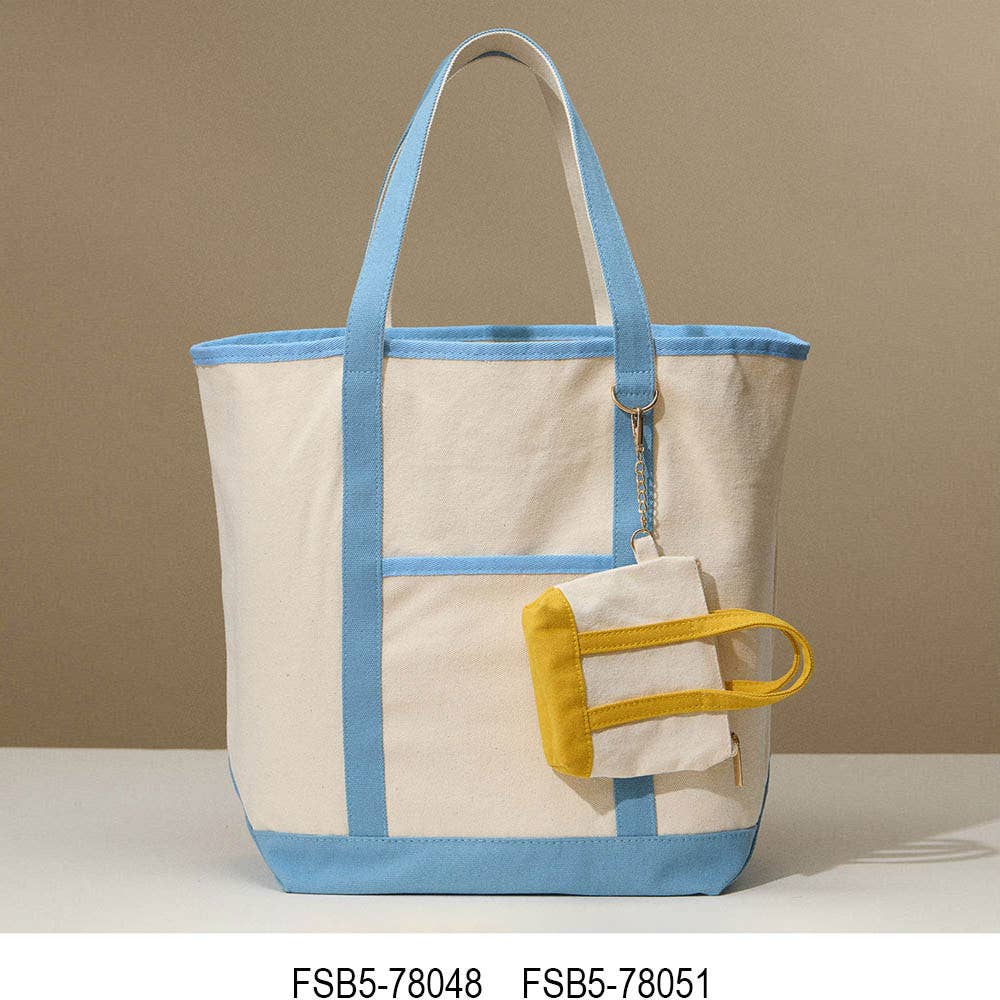 Large Classic Canvas Boat Tote