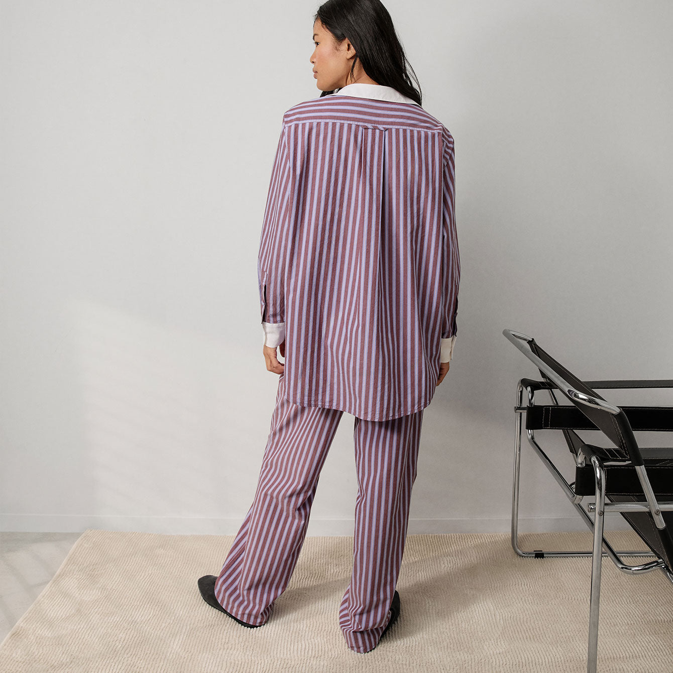 Airy Cotton Straight Leg Pant