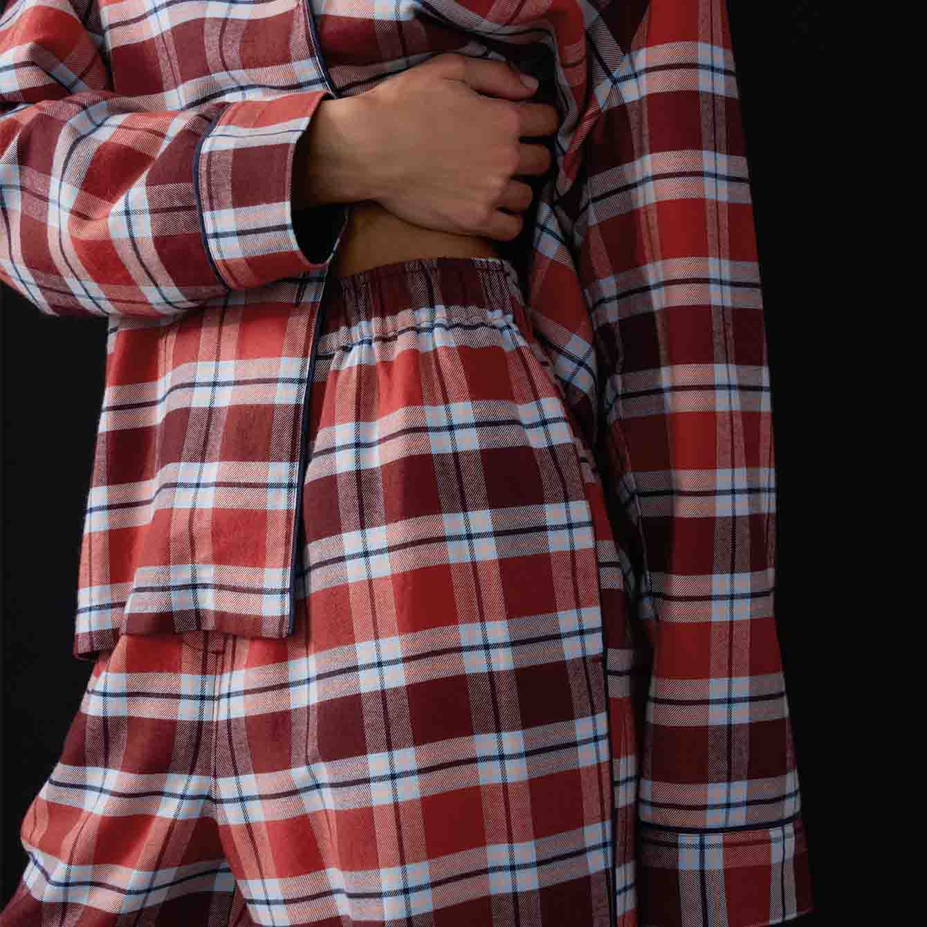 Brushed Flannel Shaped Pant