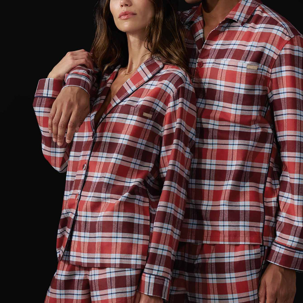 Brushed Flannel Shawl Collar Long Sleeve