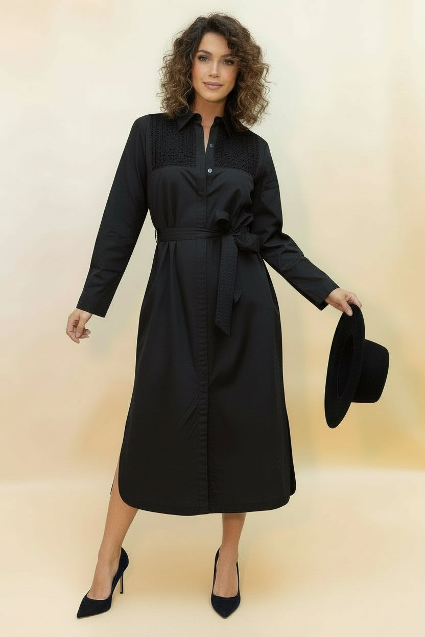 The Bailey Belted Shirt Dress