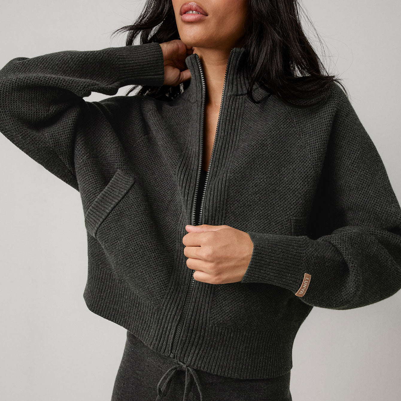 Cottonsilk™ Bomber Zip Up