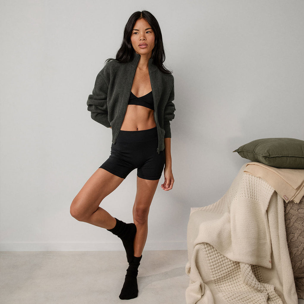 Cottonsilk™ Bomber Zip Up