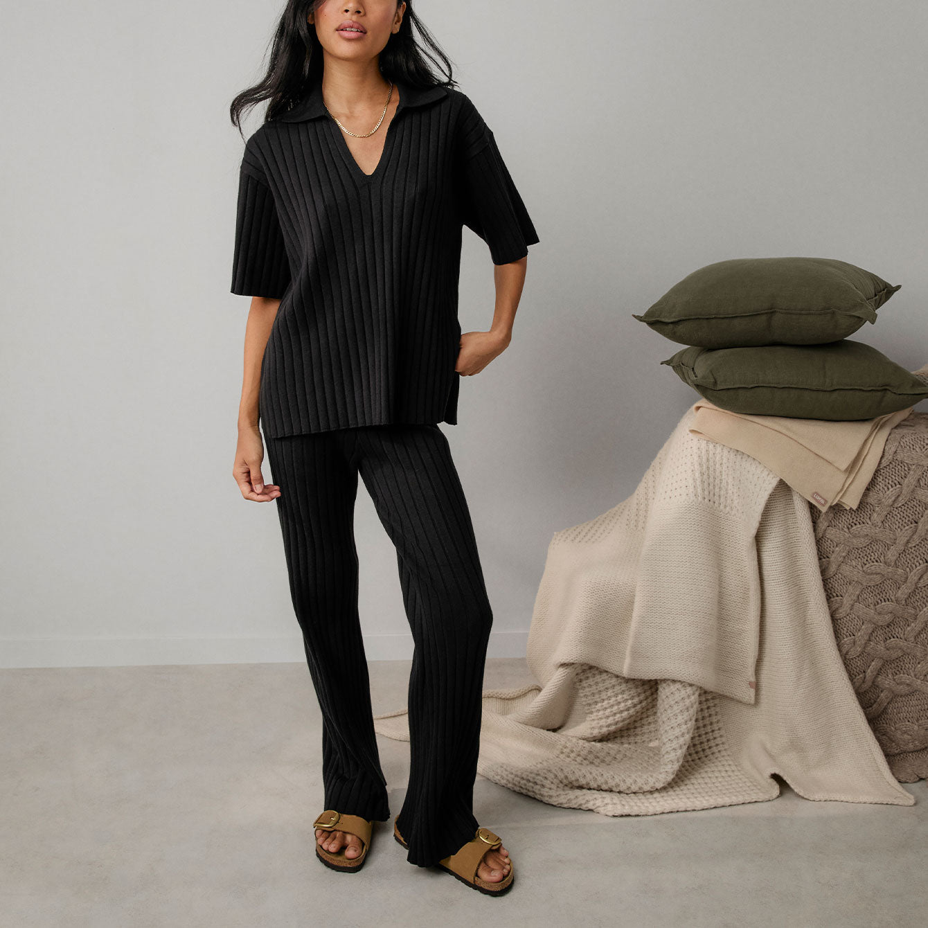 Cottonsilk™ Ribbed Tunic