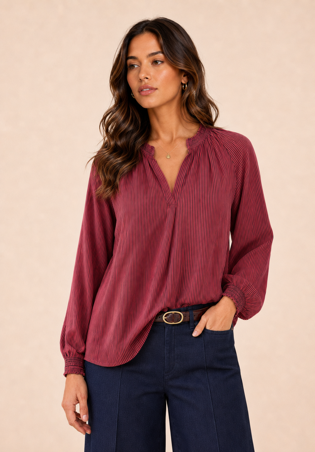 Nation LTD Estelle Peasant Blouse