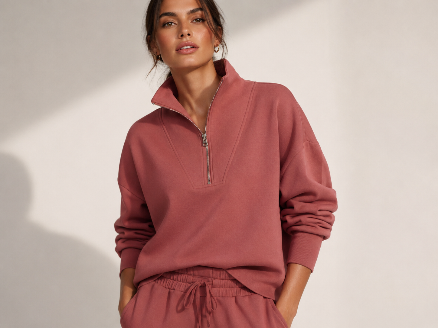 HAWLEY HALF ZIP SWEAT