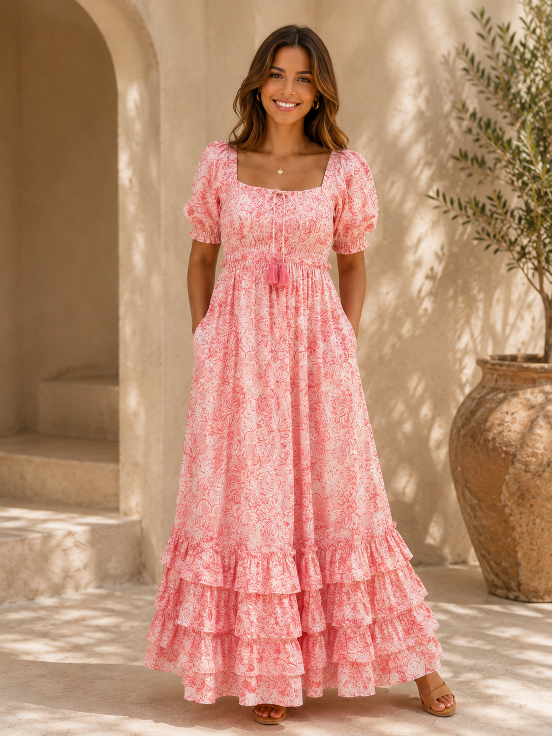 The Coral Bloom Maxi