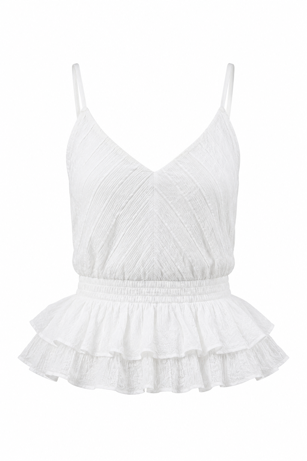 The Misty Peplum Tank