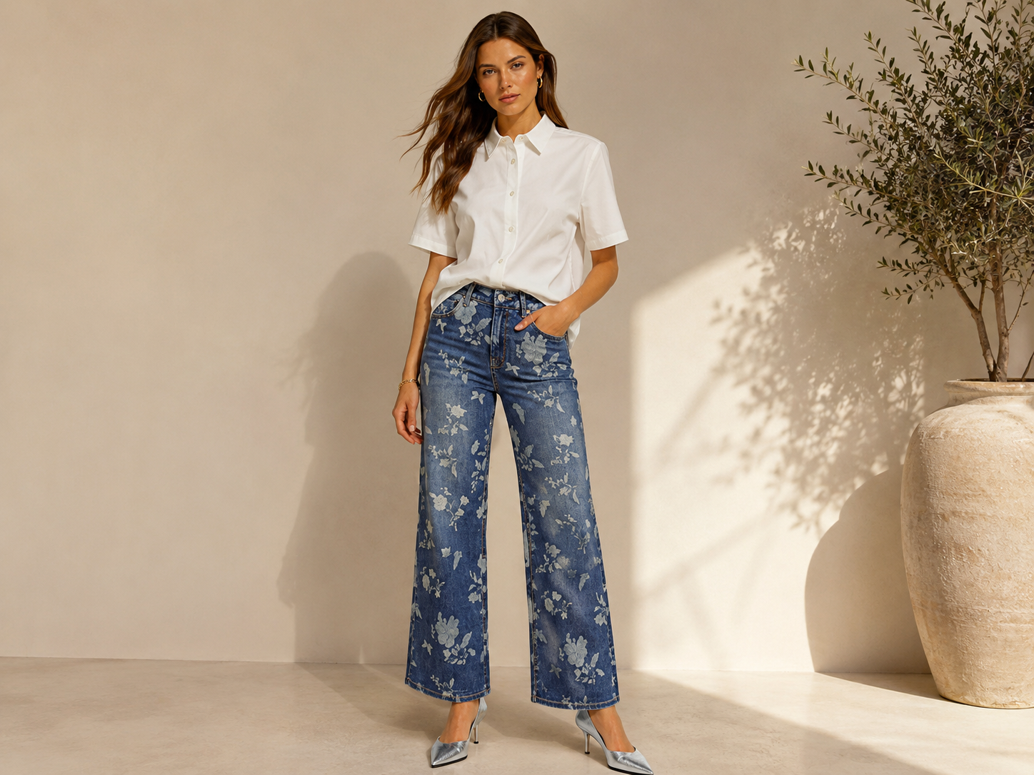 The Jardin Wide Leg Jean