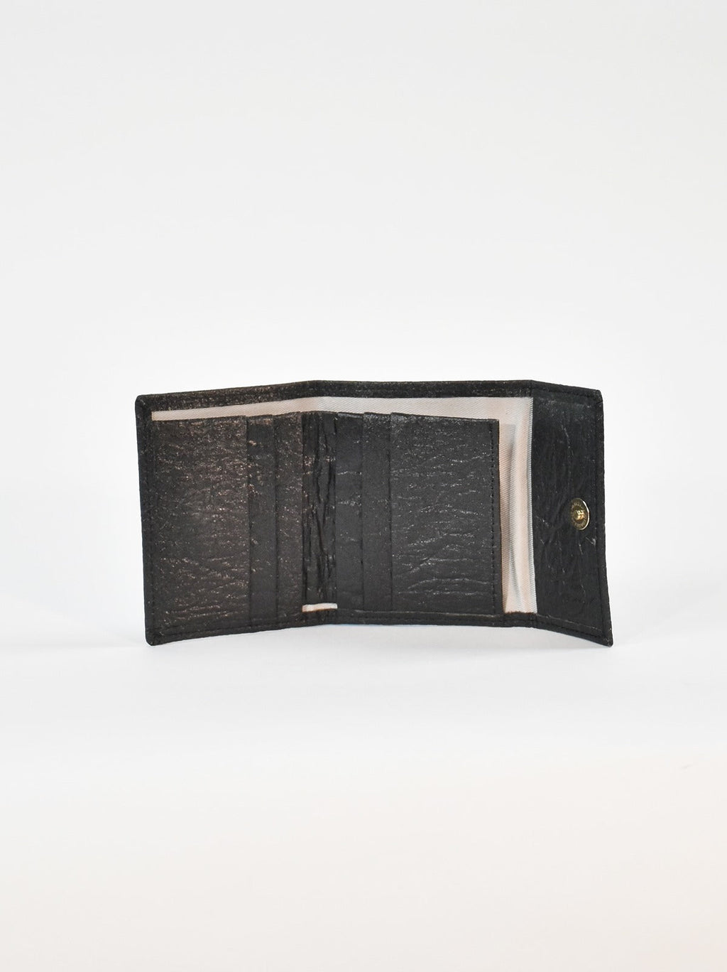 Piñatex Small Wallet, Black