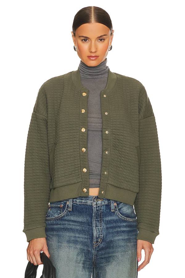 Logan Quilted Bomber