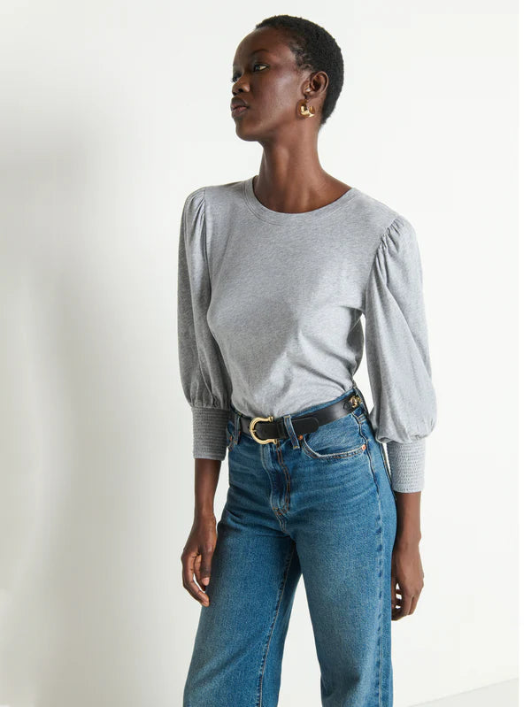 LOREN SMOCK PEASANT TEE