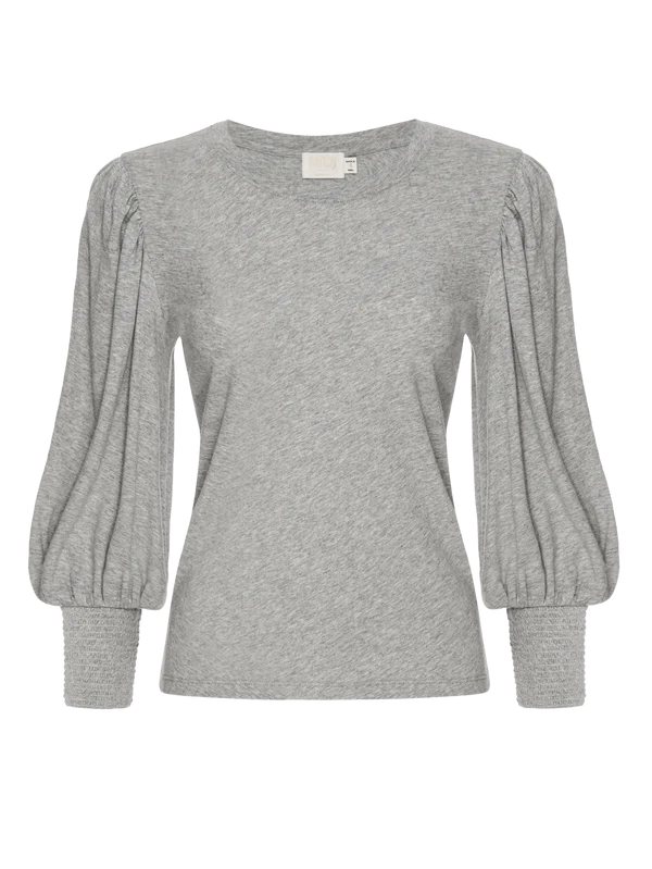 LOREN SMOCK PEASANT TEE