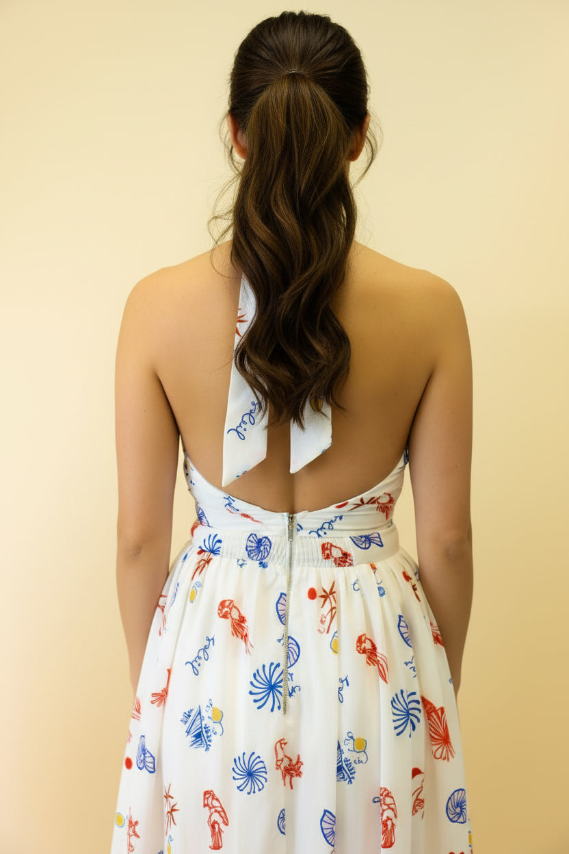 The Nautical Regatta Maxi Dress - AMARA Clothing Boutique