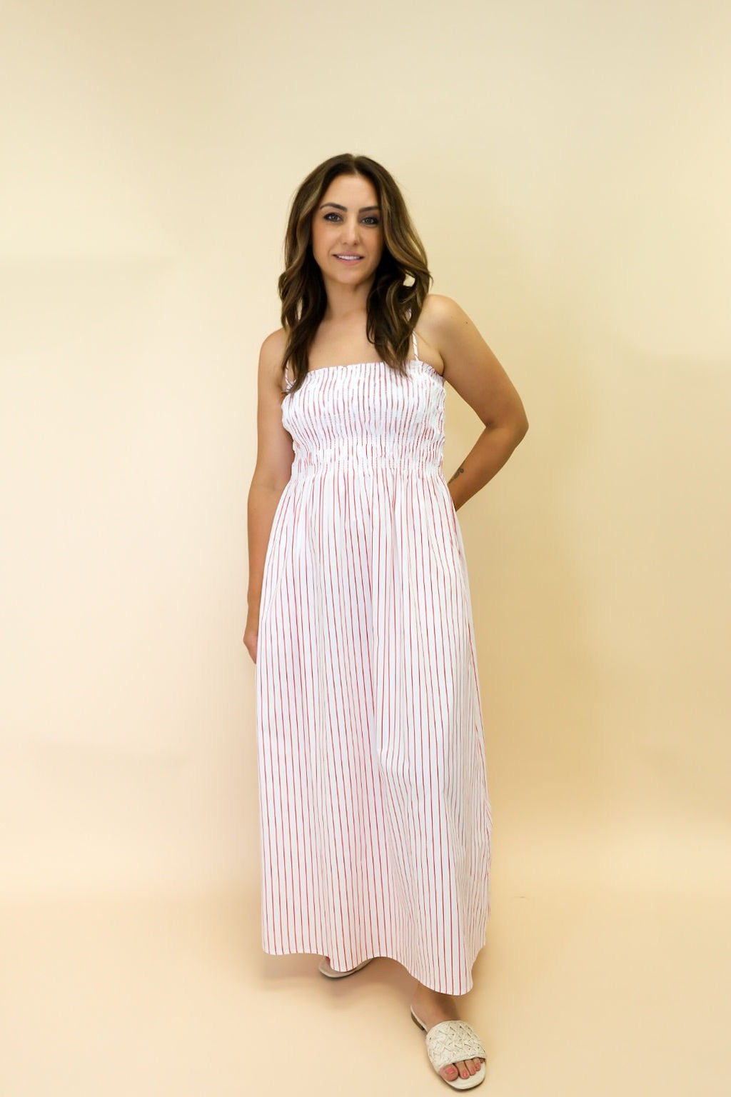 BIANCA SMOCKED BODICE DRESS - AMARA Clothing Boutique