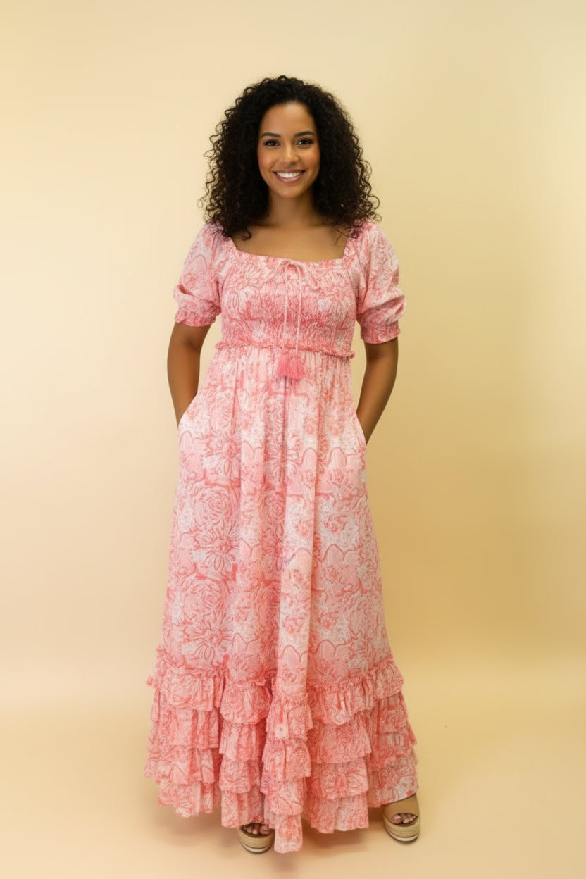 The Coral Bloom Maxi