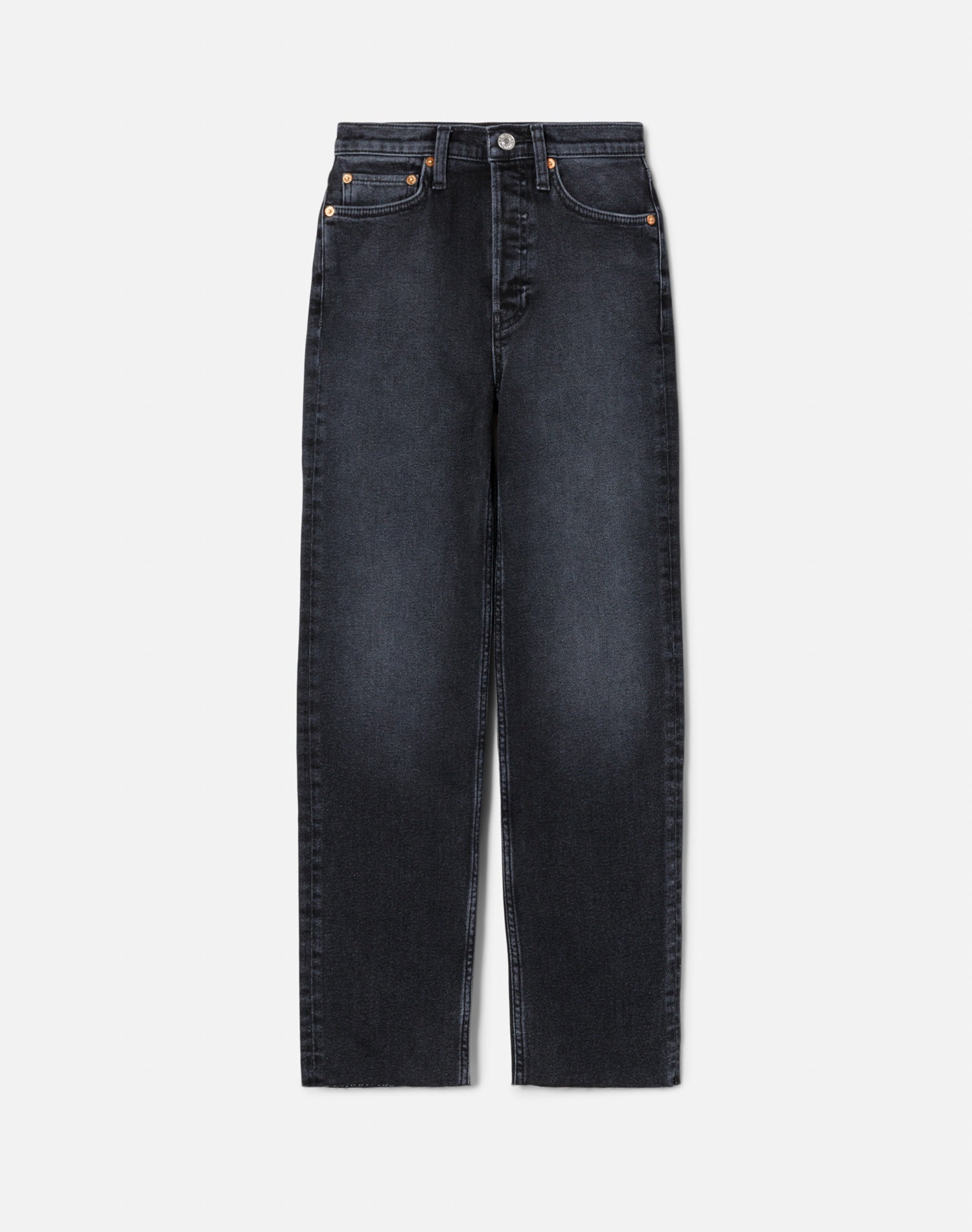 70S STOVE PIPE WASHED NOIR - AMARA Clothing Boutique