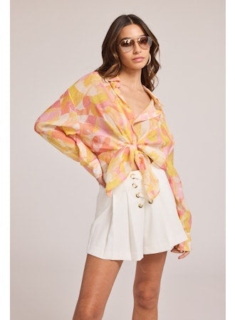 BENSON ABSTRACT VOILE - AMARA Clothing Boutique