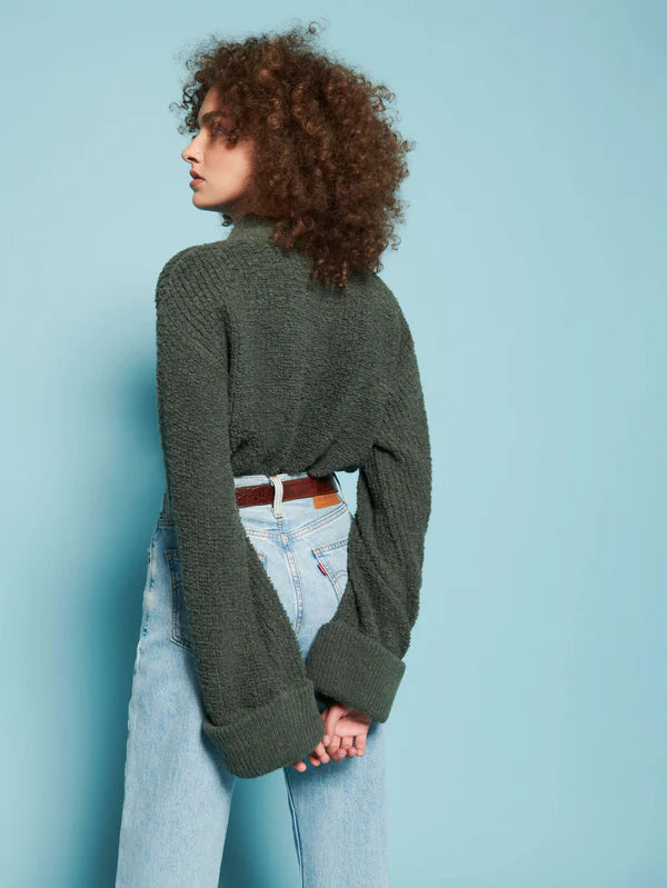 BRIAR CUFFED FUNNEL NECK