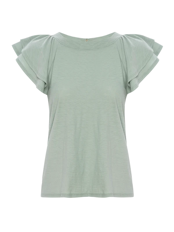 FLORRY RUFFLED TOP