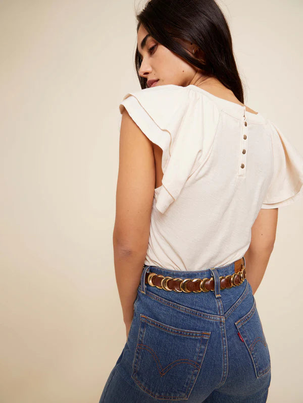 FLORRY RUFFLED TOP