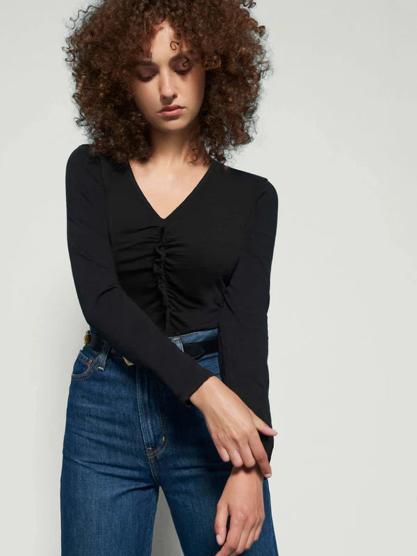 CAMBRIA GATHERED LONG SLEEVE