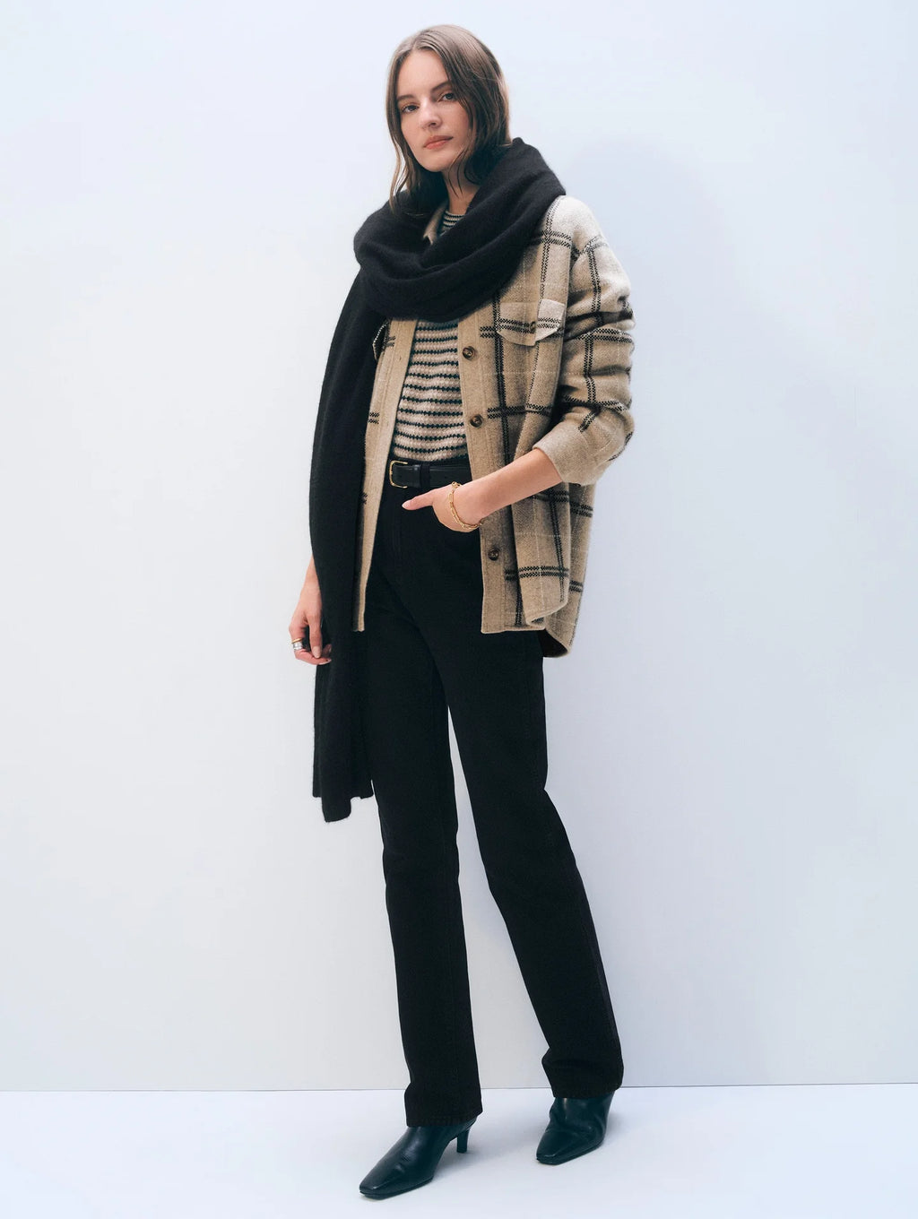 CASHMERE TRAVEL WRAP