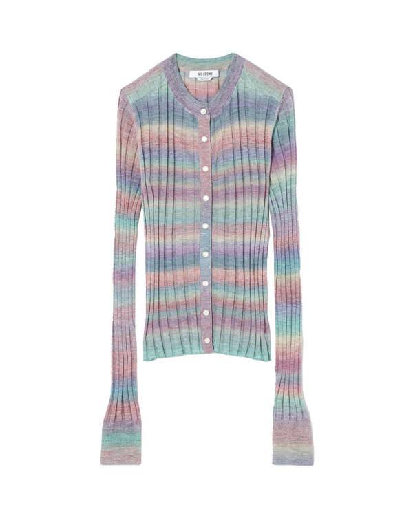 POOR BOY SLIM CARDIGAN SPIRULINA