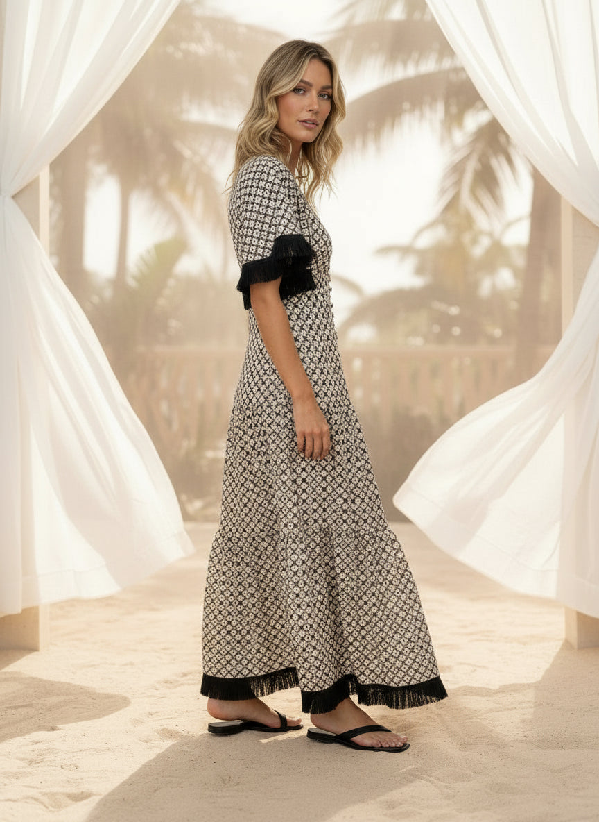 The Riviera Fringe Dress