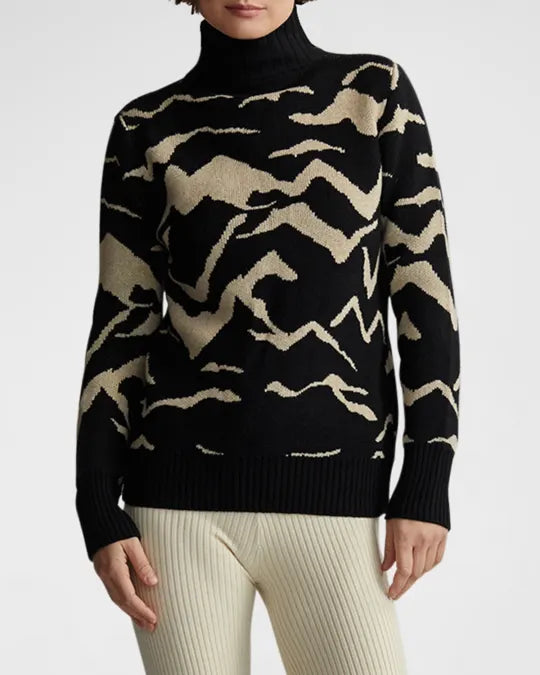 The Zara Luxe Animal Turtleneck